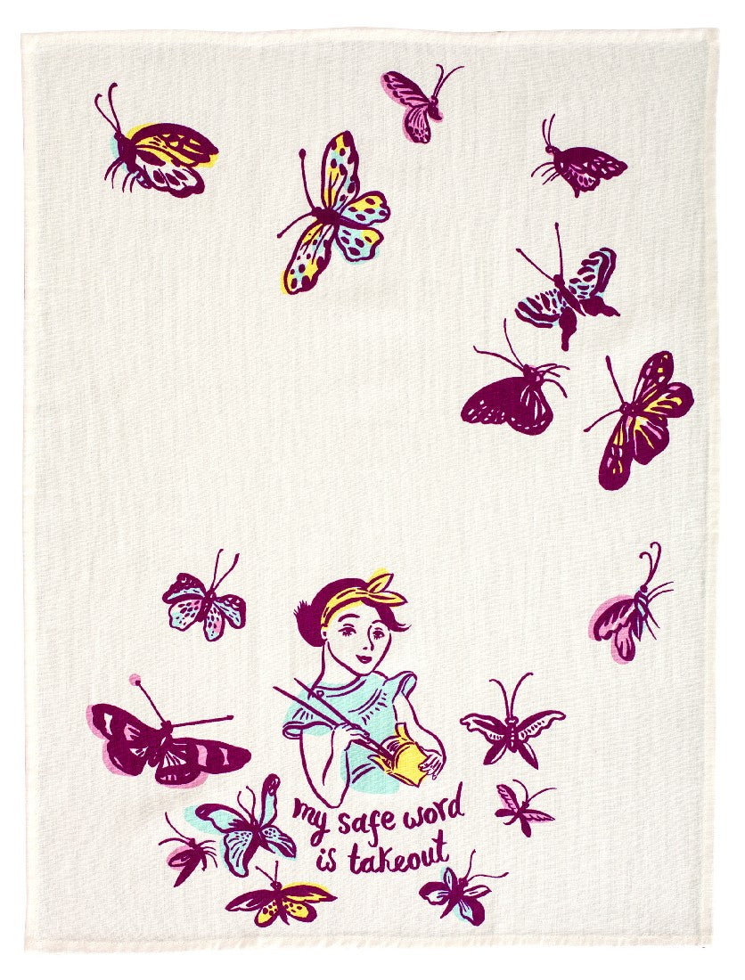 Safe Word Is Takeout Tea Towel