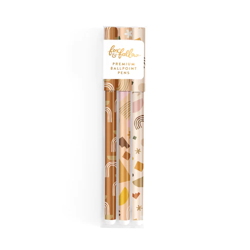 Boho Shapes Ballpoint Pen Pack