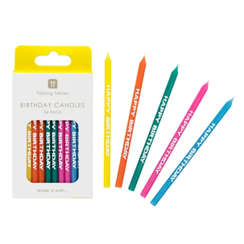 Birthday Candles - Pack Of 24