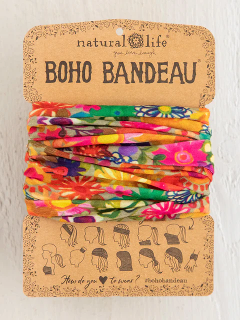 Boho Bandeau Rainbow Floral