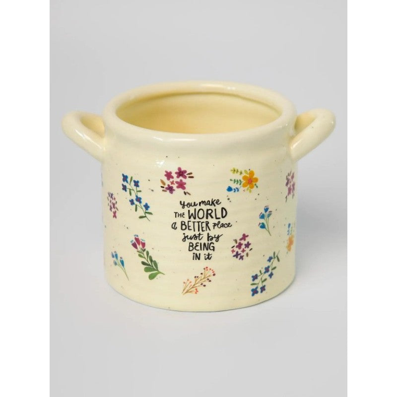 Crock Planter Medium You Make World