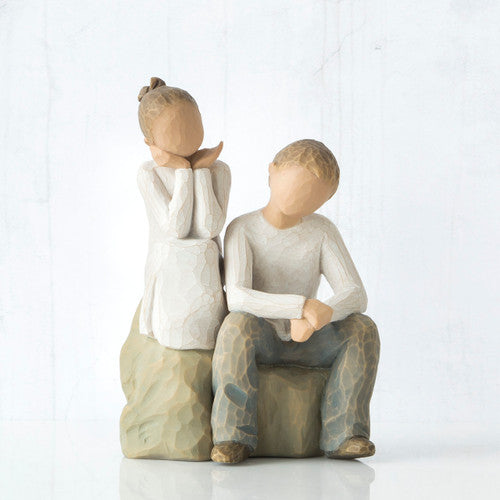 Wt Brother And Sister Figurine
