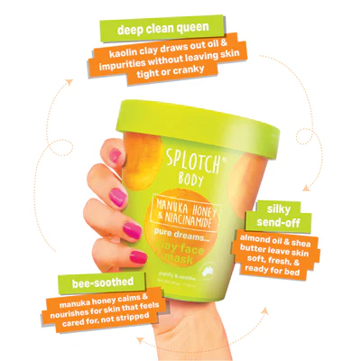 Splotch Body Pure Dreams Clay Face Mask