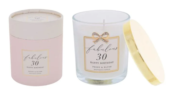 Jewelled 30th Birthday Candle