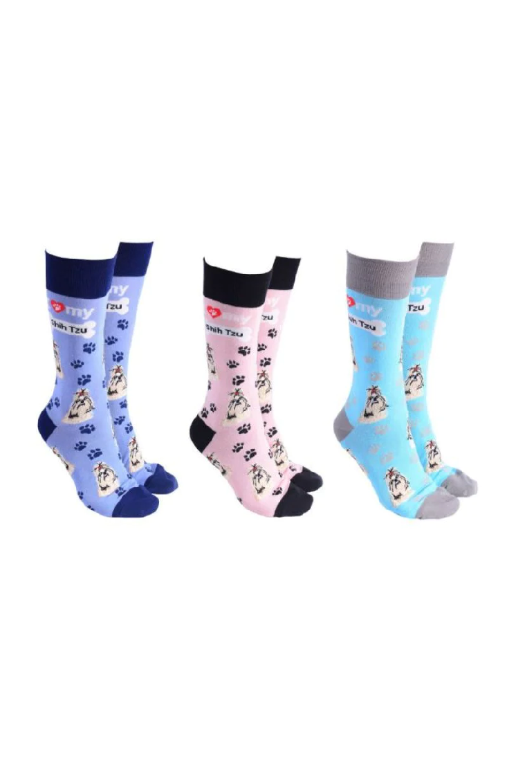 Dog Society Socks Shih Tzu