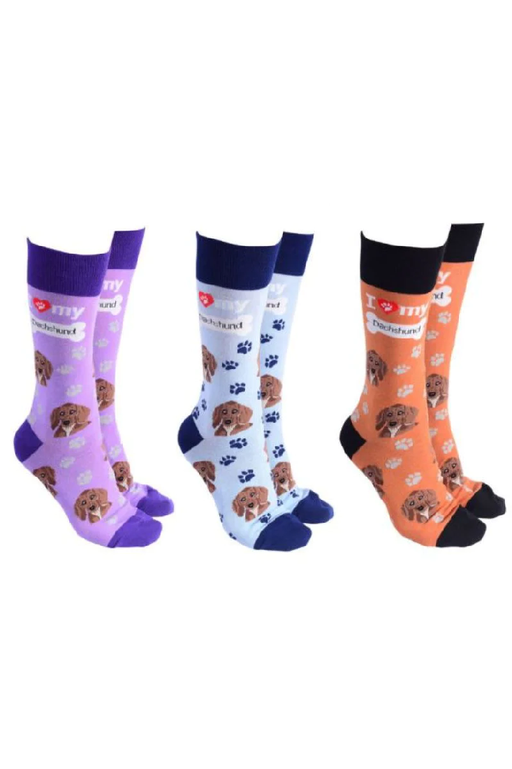 Dog Society Socks Dachshund