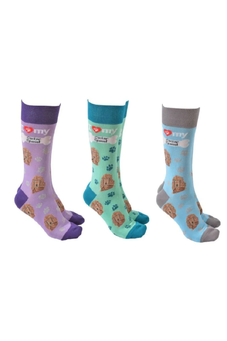 Dog Society Socks Cocker Spaniel
