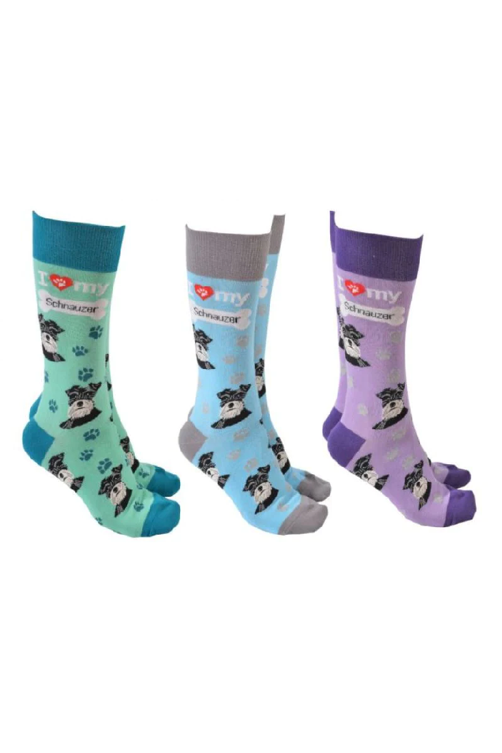 Dog Society Socks Schnauzer