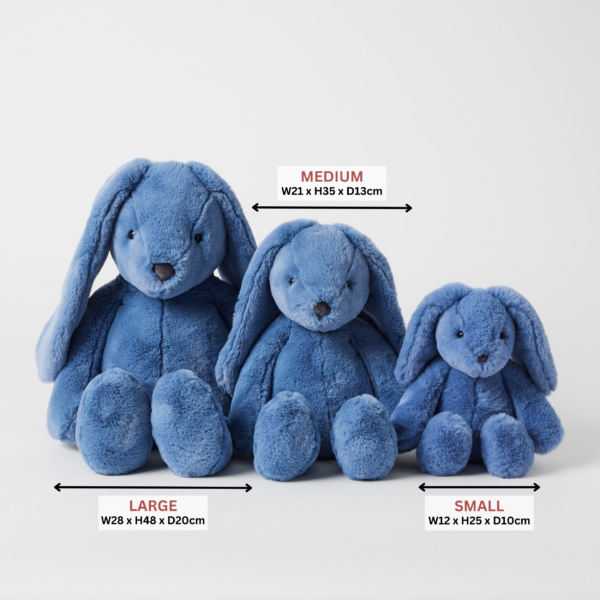 Cobalt Blue Bunny Med