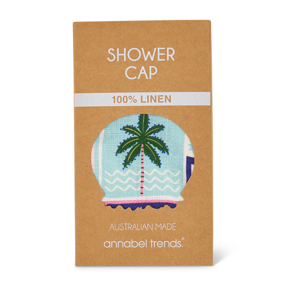 Linen Shower Cap - Celestial Dreams