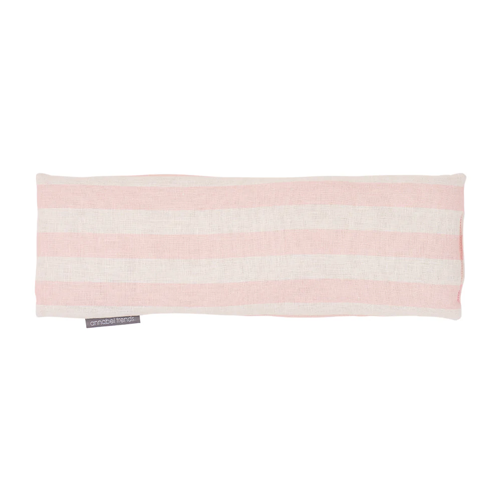 Linen Heat Pillow - Pink Stripe