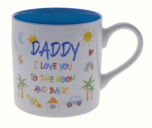 Daddy Kid Art Love You Mug