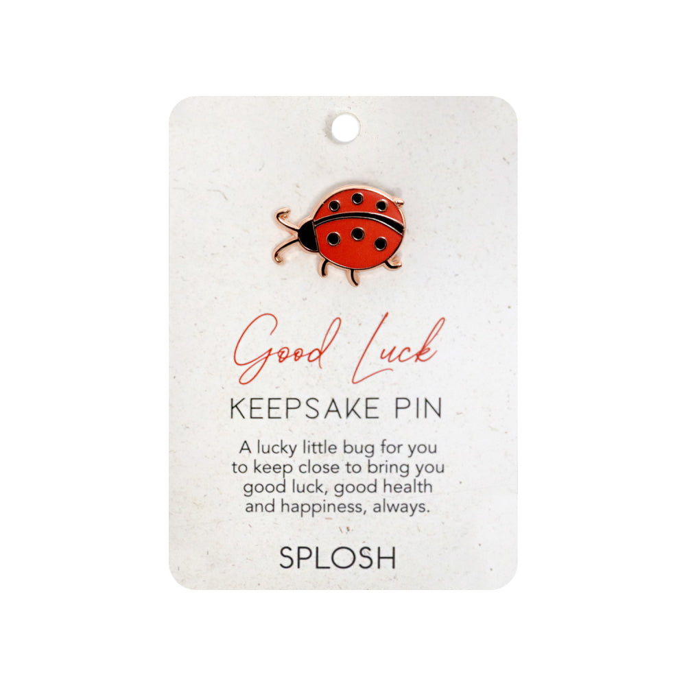 Keepsake Pin Good Luck
