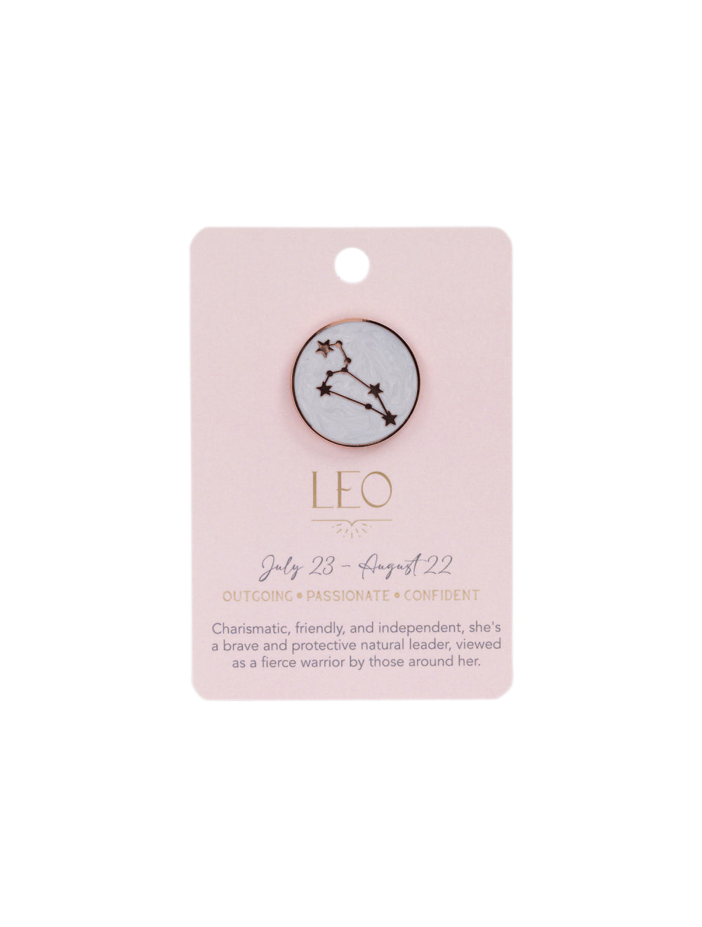 Leo Keepsake Pin