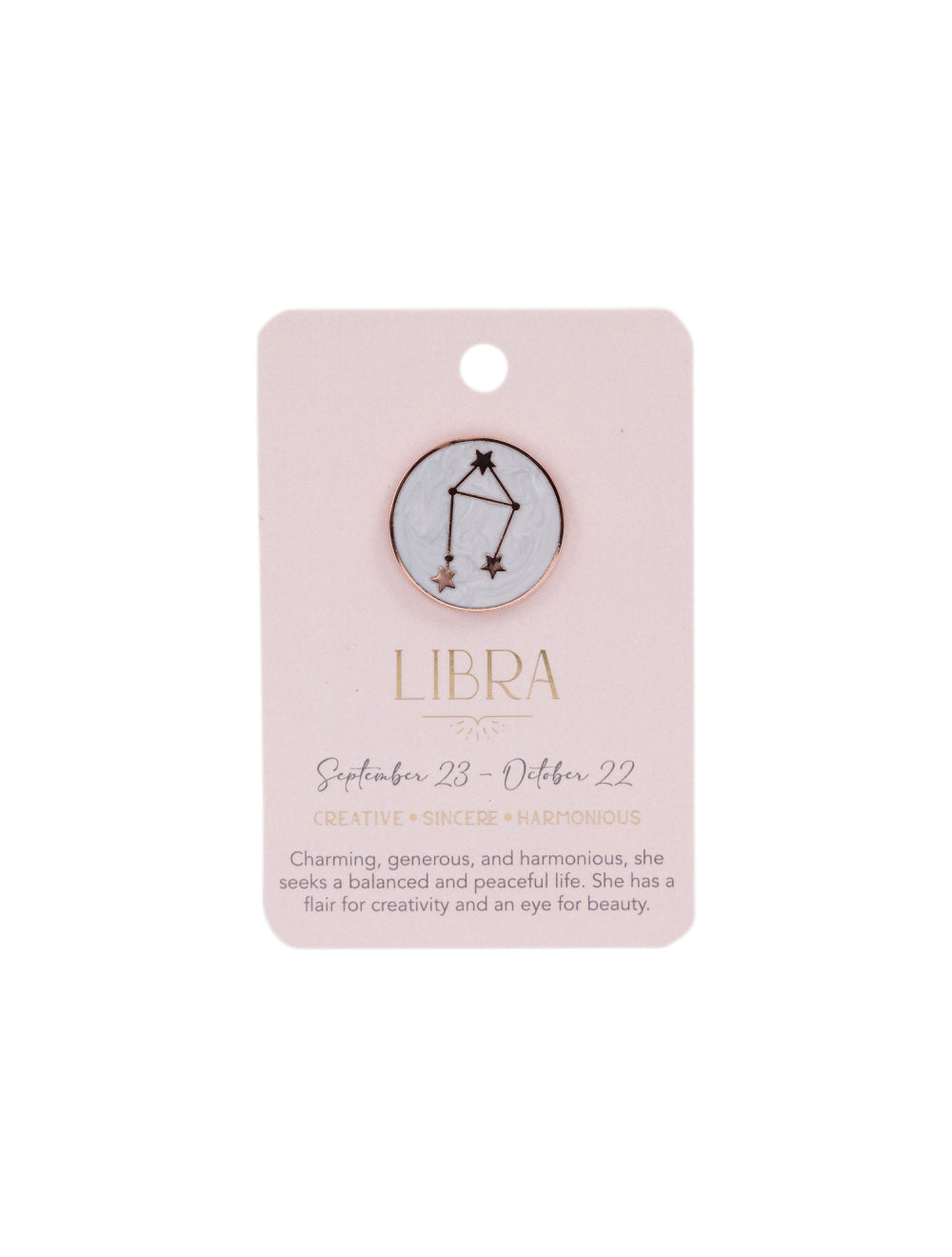 Libra Keepsake Pin