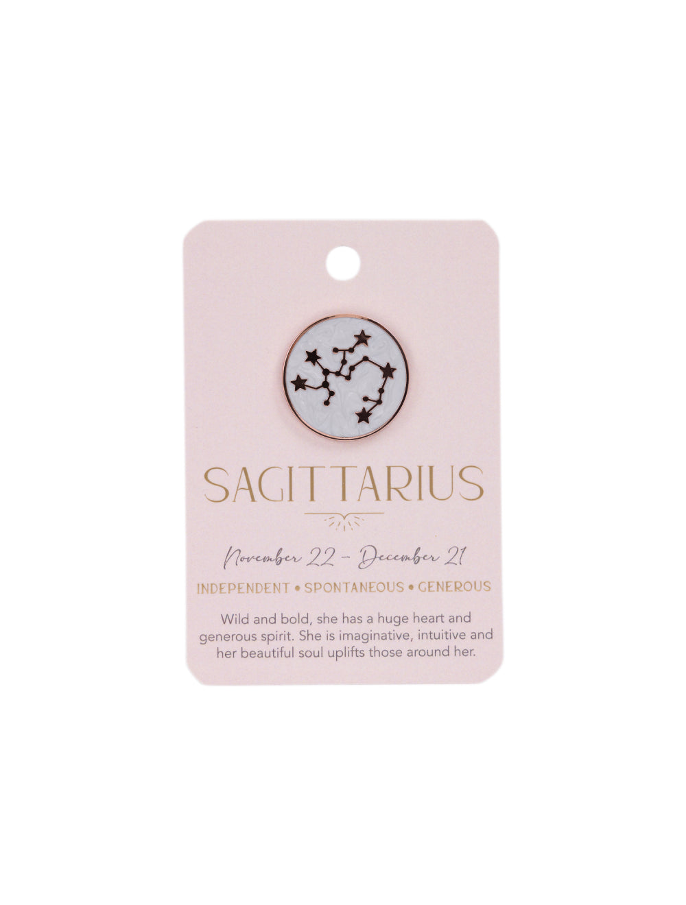 Sagittarius Keepsake Pin