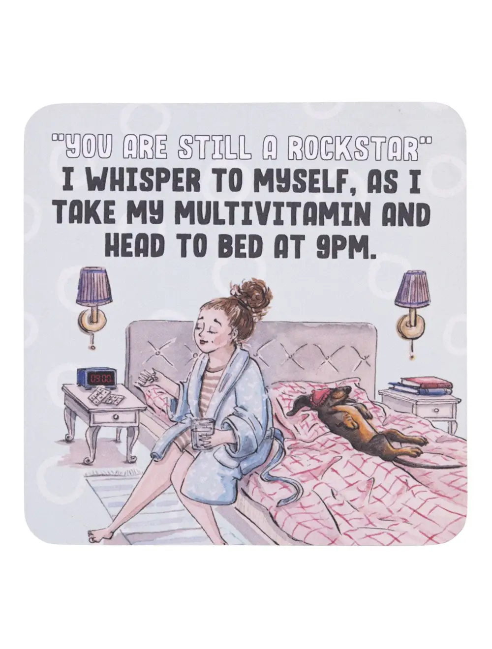 Olive & Co. Rockstar Coaster