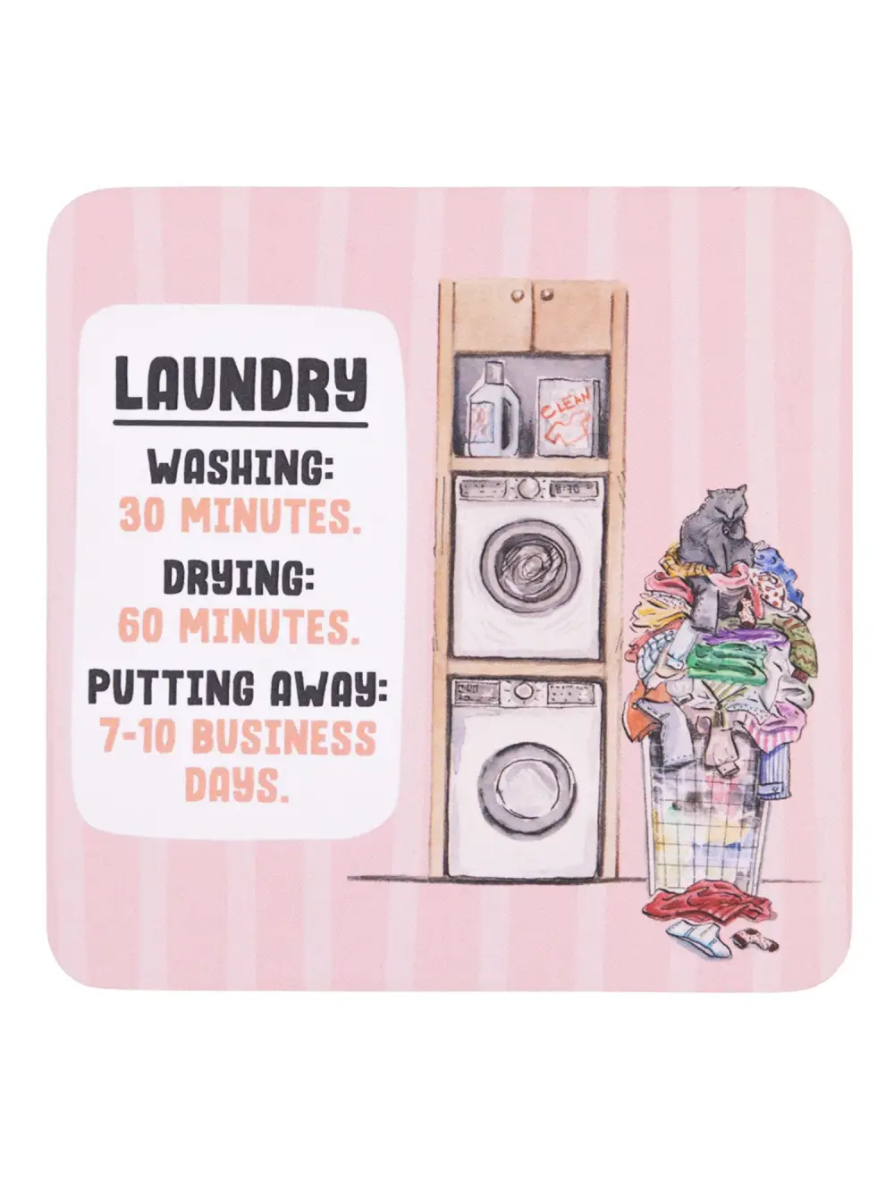 Olive & Co. Laundry Coaster