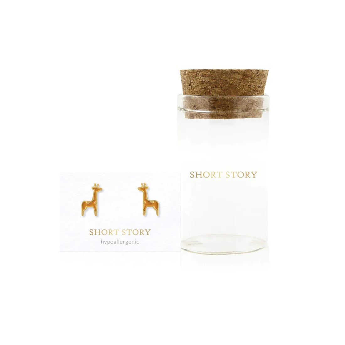 Earring Giraffe Gold