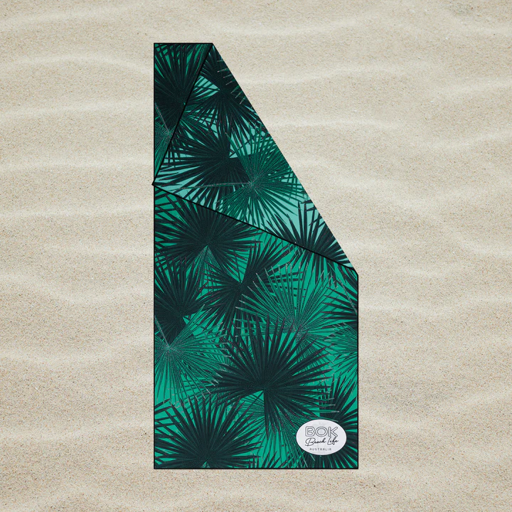 Sand Free Beach Towel- Palm Oasis
