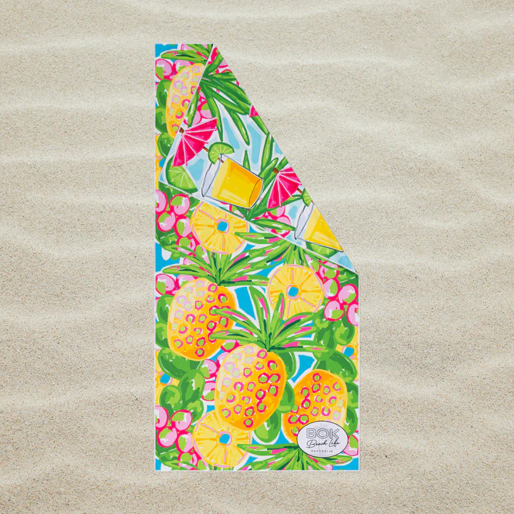 Sand Free Beach Towel- Sunday Sipper