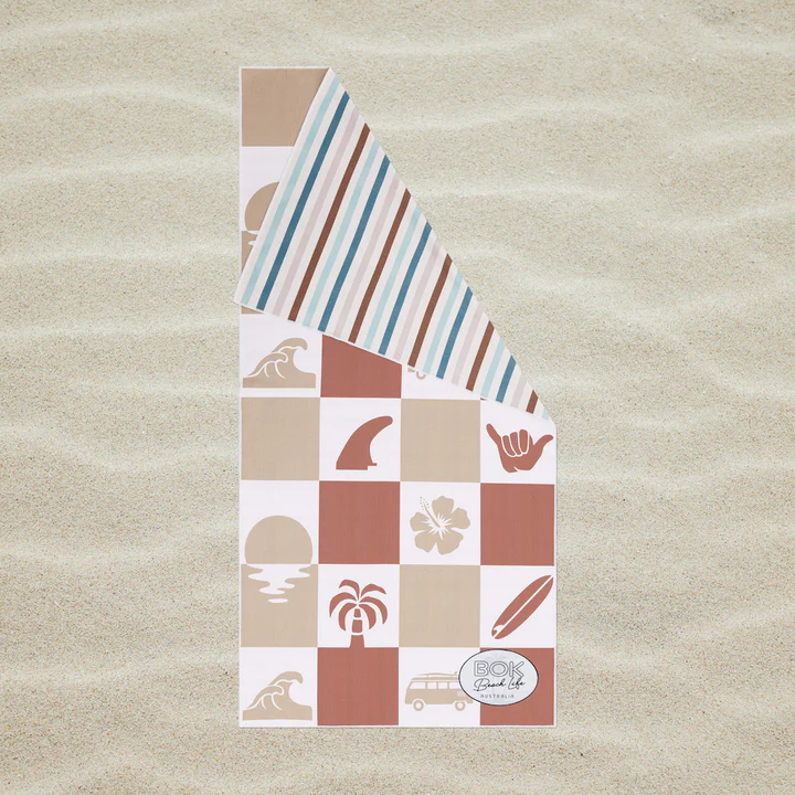 Sand Free Beach Towel- Surf Classic