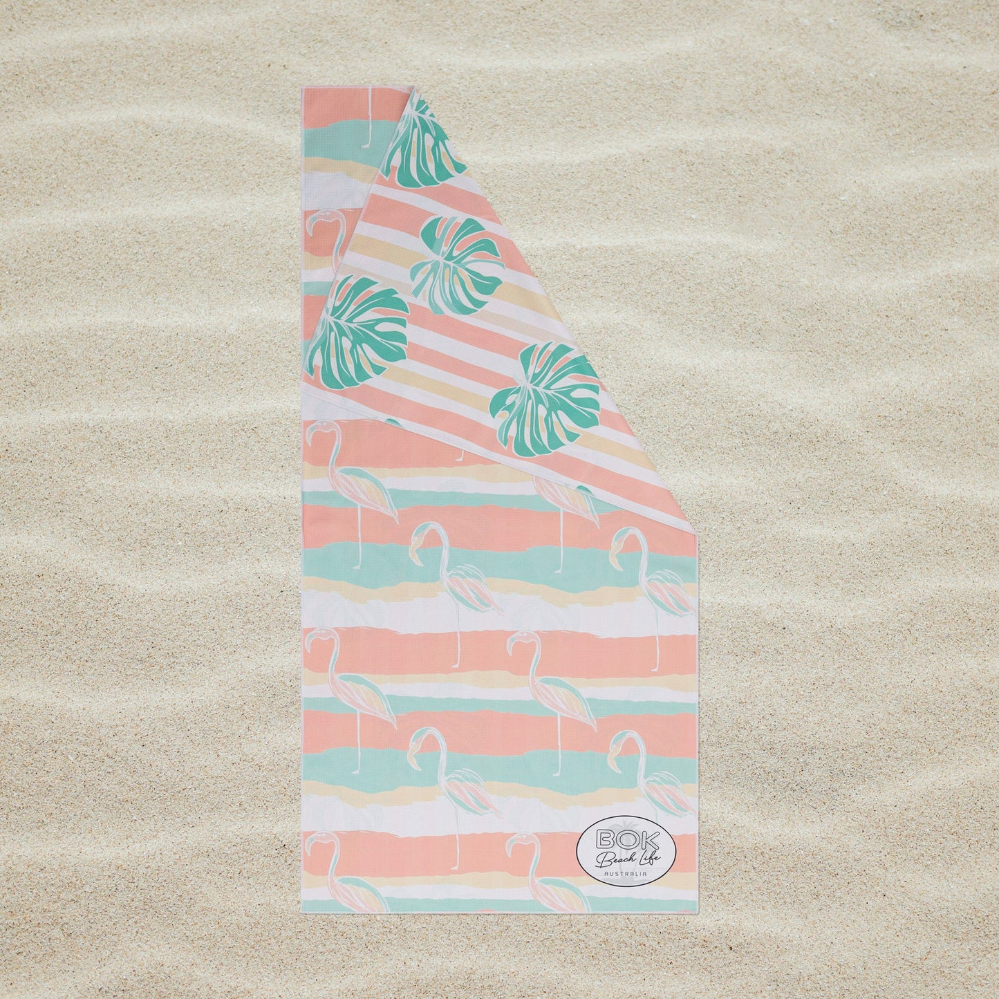 Sand Free Beach Towel - Flamingo Quays