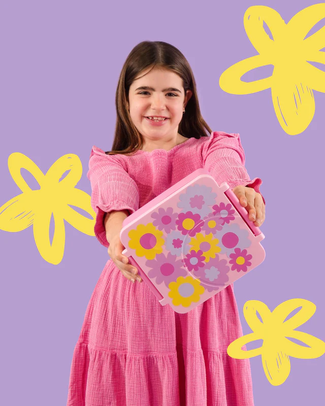Mini Bento Lunch Box Flower Fields