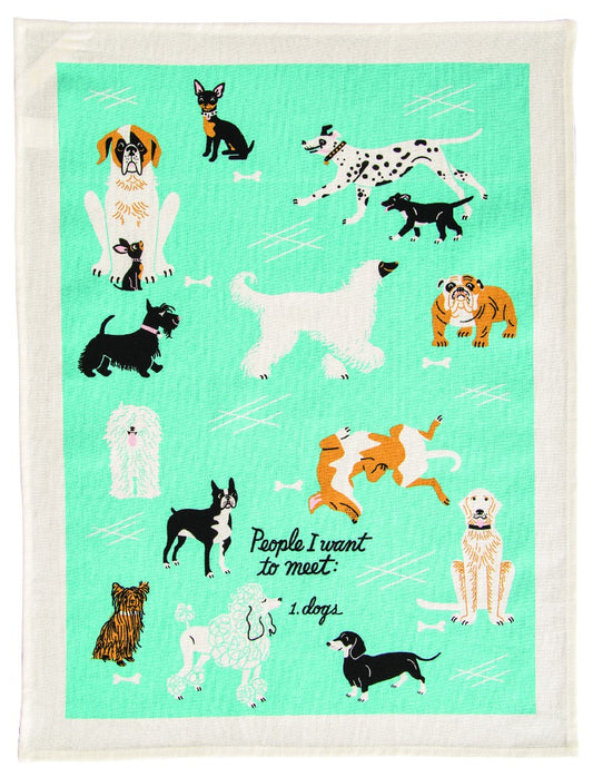 Tea Towel People To Meet: Dogs