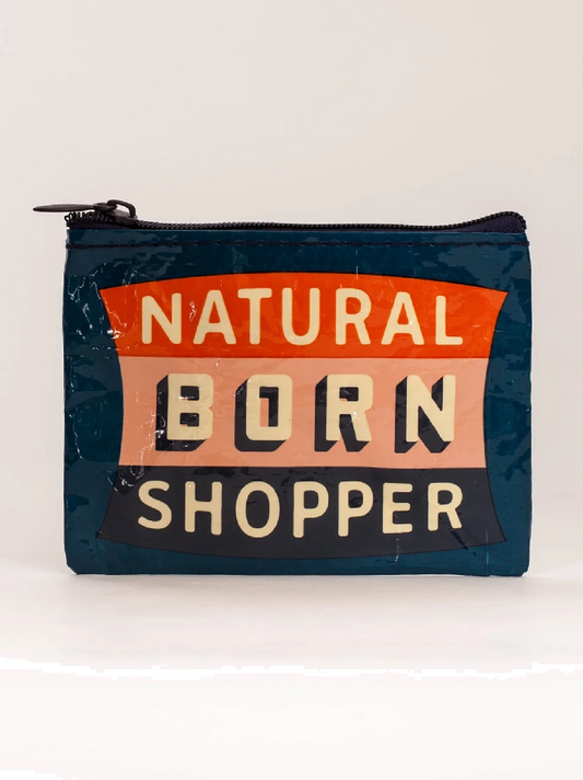 Coin Purse Natural Born Shopper