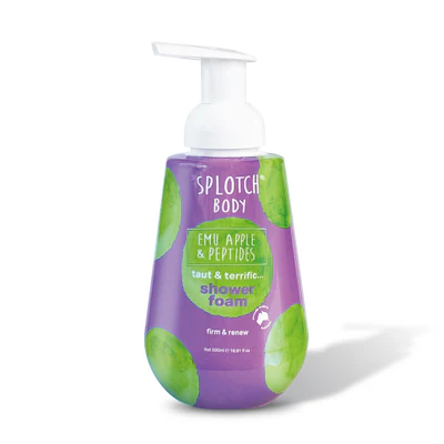 Splotch Body Emu Apple & Peptides Taut & Terrific Shower Foam