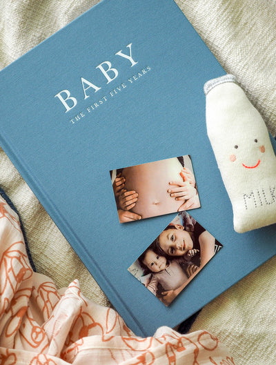 Baby Journal Birth To Five Blue