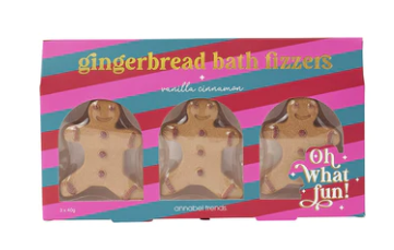 Xmas Gingerbread Men Fizz 3pc