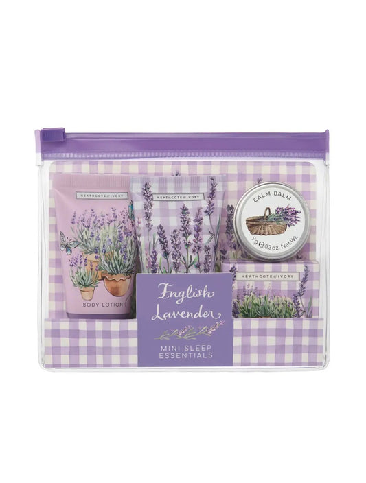 Heathcote & Ivory English Lavender Mini Sleep Essentials Set