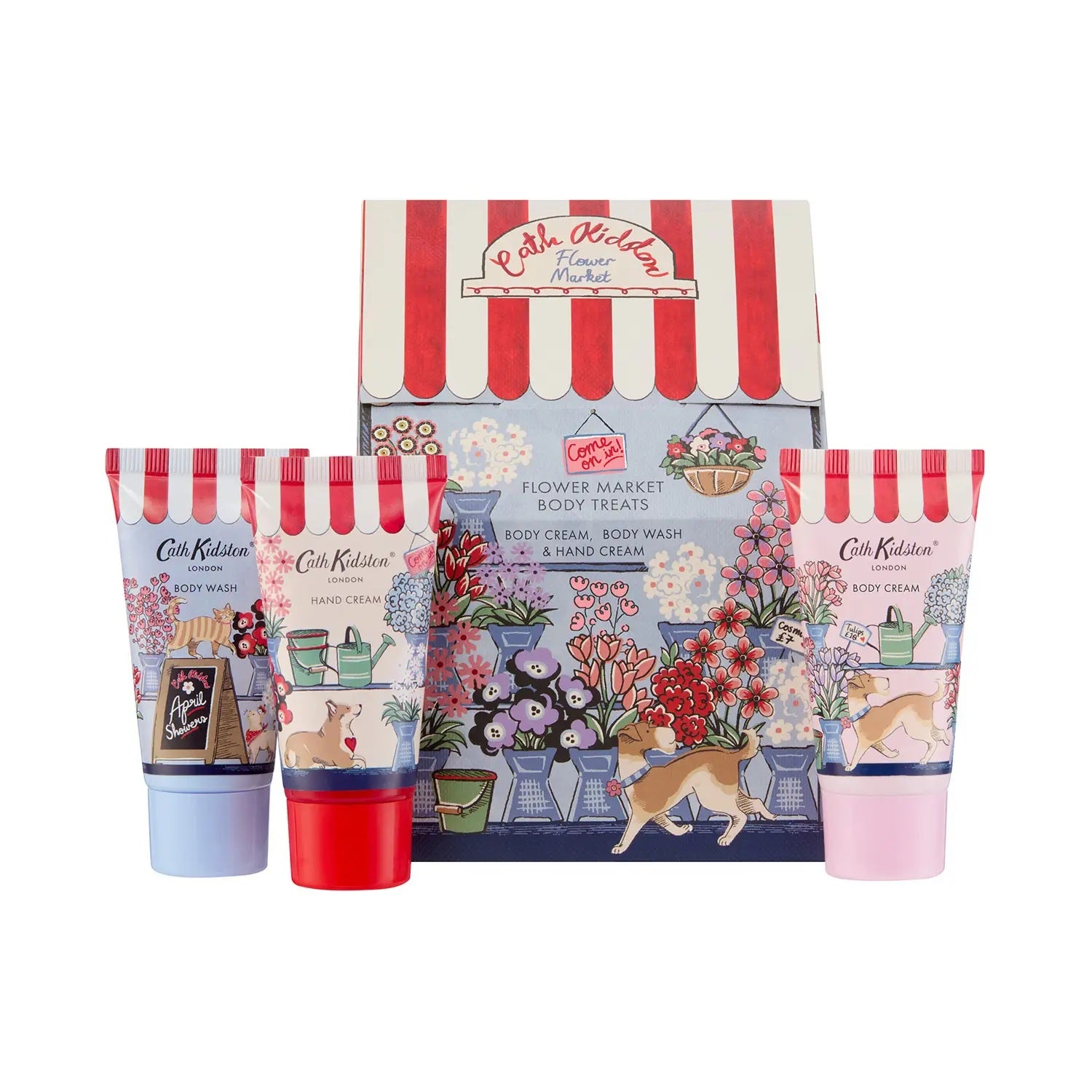 Cath Kidston Flower Market The Flower Stall Body Treats Trio
