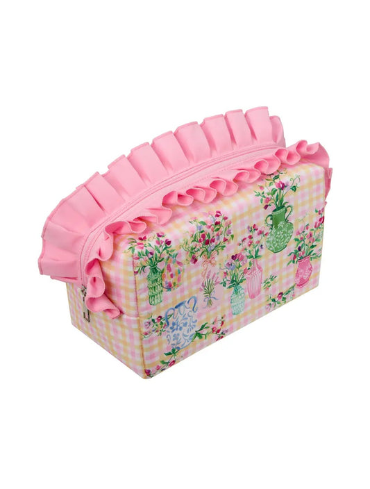 Heathcote & Ivory Sweet Pea Ruffle Wash Bag