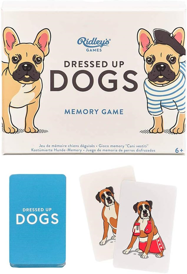 Dressed Up Dogs Memory Game