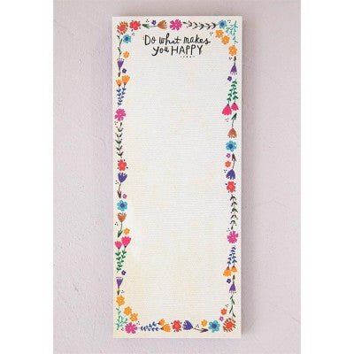 List Notepad Do What Makes Happy