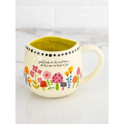 Artisan Mug Good Friends Mushrooms