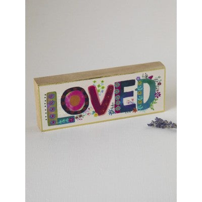 Tiny Block Keepsake Loved