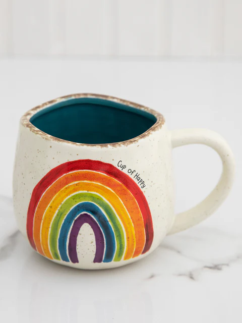 Stoneware Mug Chrismas Cup Of Happy 