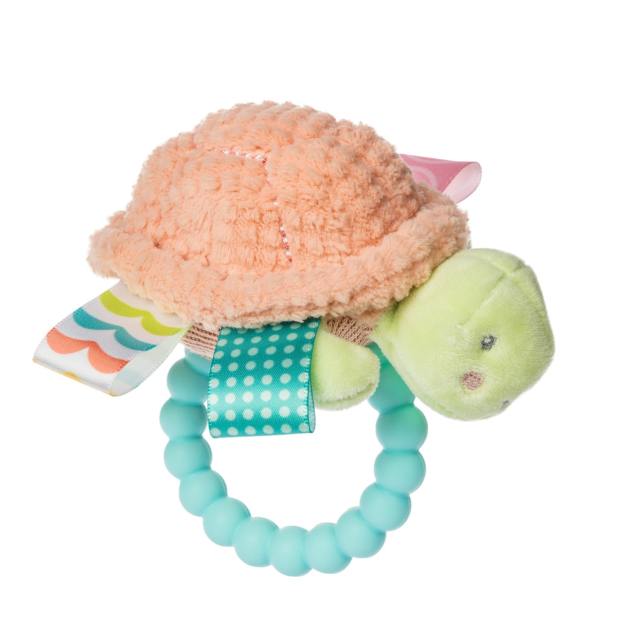Mary Meyer Taggies Tippy Turtle Teether Rattle