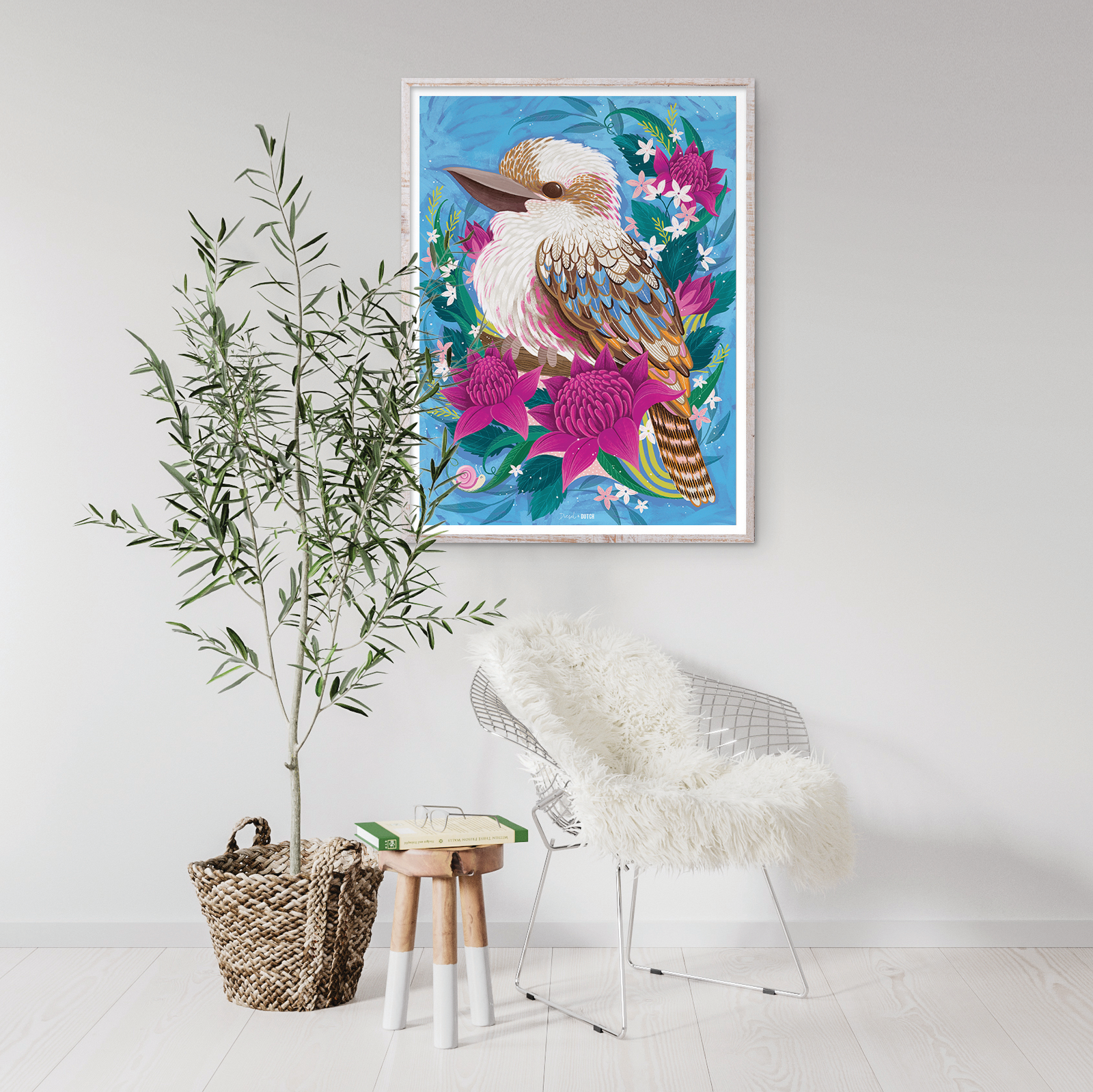 Kookaburra Perch 1000pc Wall Jigsaw Puzzle