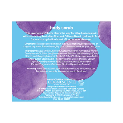 Splotch Body Smooth Moves Body Scrub