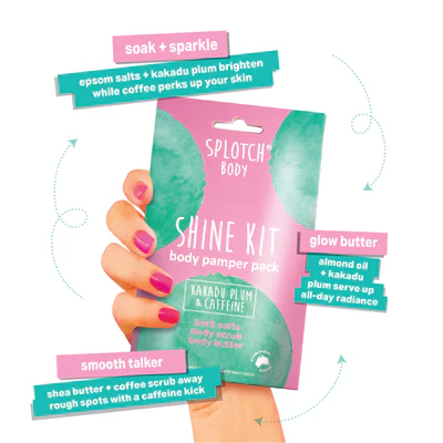 Splotch Body Shine Kit Body Pamper Pack