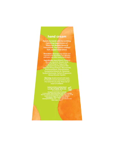 Splotch Body Honey & Nicinamide Palm Reader Hand Cream