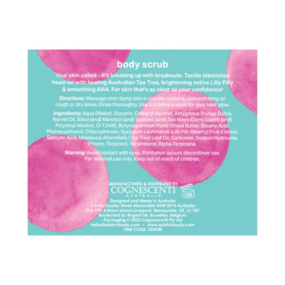 Splotch Body Blemish Buster Body Scrub