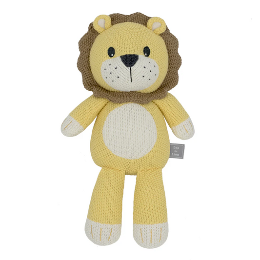 Leo The Lion Whimsical Knitted Toy