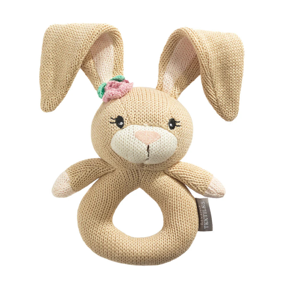 Knitted Rattle Amelia The Bunny