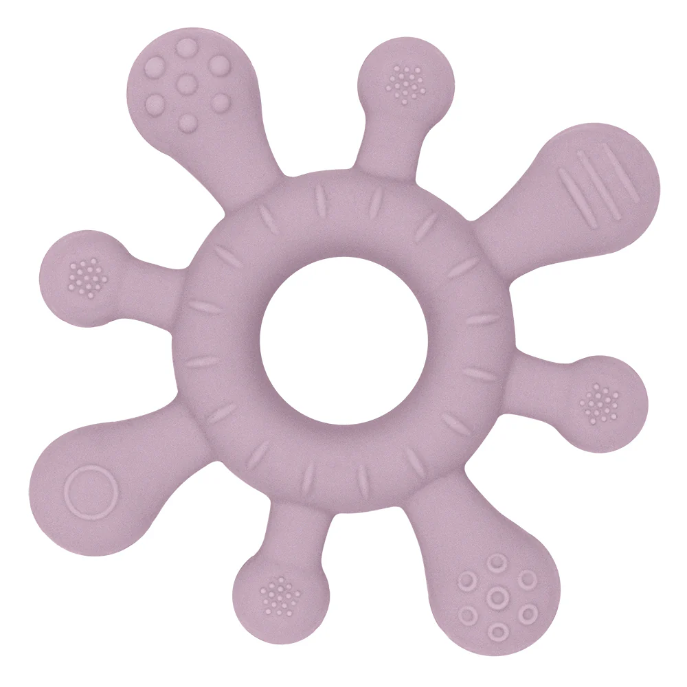 Silicone Splash Teether Dusty Mauve